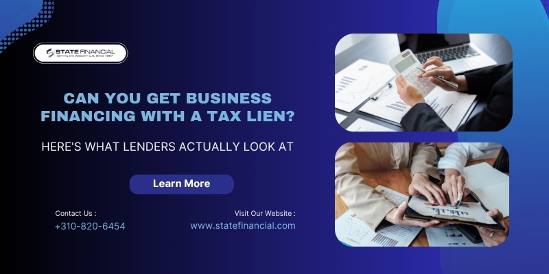 Business Financing With a Tax Lien